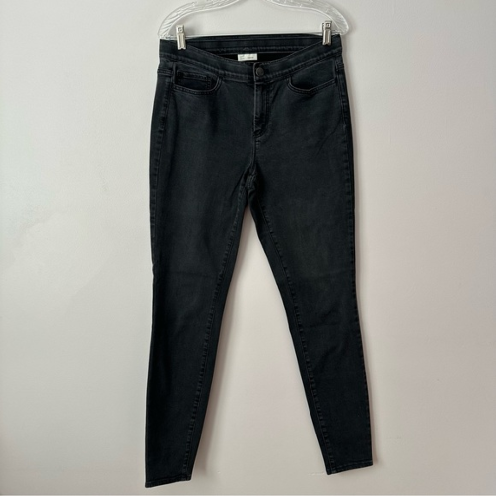 J.‎ Jill Denim 8 Tall Black Jean Leggings Jeggings